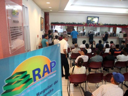 150 millones de lempiras en excedentes pagará el RAP a exafiliados en este trimestre