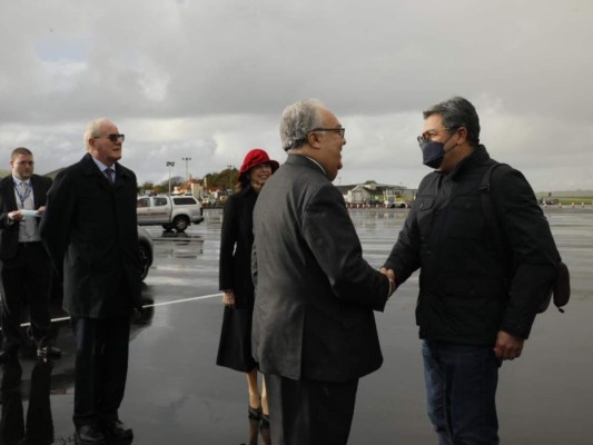 Presidente Hernández llega a Escocia para participar en conferencia sobre Cambio Climático&nbsp;&nbsp;