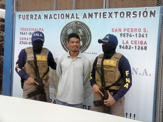 Cae presunto extorsionador en Olancho