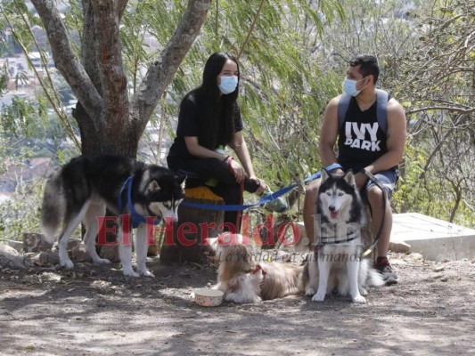 Música, emprendimientos y juegos, capitalinos se relajan al aire libre en el cerro Juana Laínez&nbsp;&nbsp;