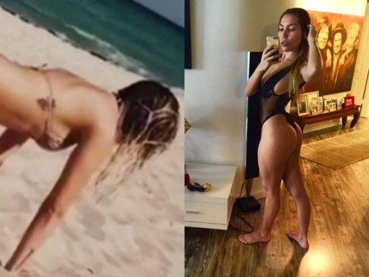La hija de Alejandra Guzmán y su sensual rutina de ejercicio en provocativo traje de baño