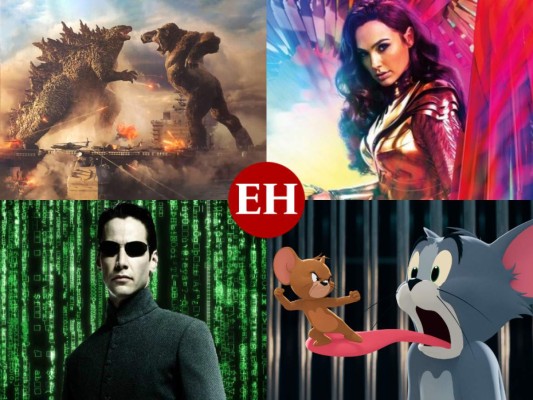 “Godzilla vs. Kong” , 'Wonder Woman', “Matrix” y 'Toma and Jerry' están en el listado.