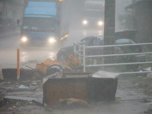 Imágenes impactantes de las labores de rescate por inundaciones en Japón