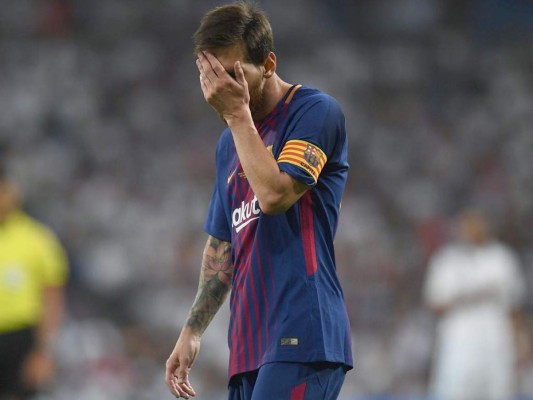 Las caras de la frustración de Lionel Messi tras caer en la Supercopa