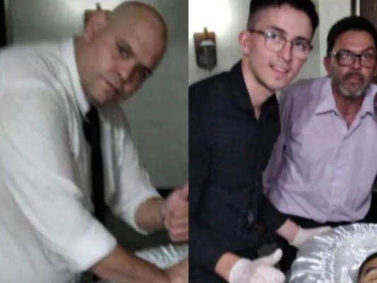 ¿Quiénes son los hombres que se sacaron foto con el cadáver de Maradona?