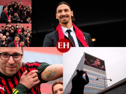 FOTOS: Locura y euforia en la segunda bienvenida de Zlatan Ibrahimovic al Milan