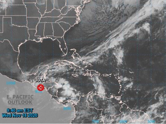 Iota se disipa en el Pacífico pero sigue amenaza de lluvias en el territorio hondureño&nbsp;&nbsp;