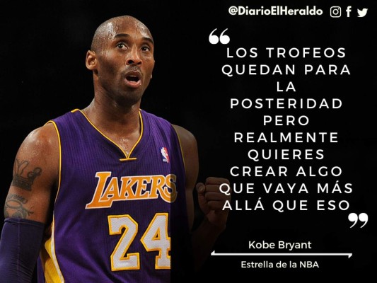 Las frases más célebres de Kobe Bryant, leyenda del baloncesto