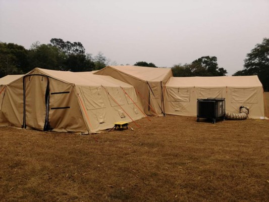 Investigan abandono de hospital móvil para pacientes de Covid-19 en Villanueva