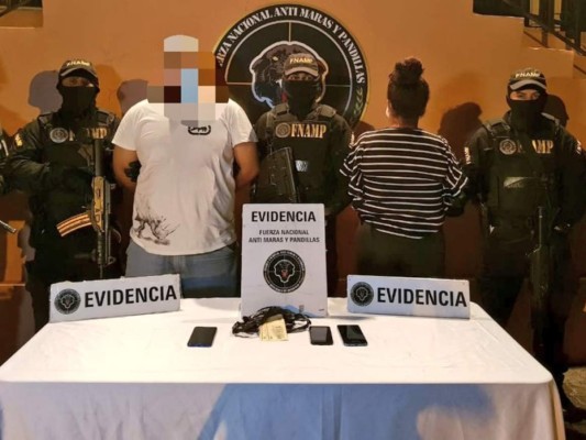 Caen 'Manchas' y 'Nathaly', presuntos pandilleros de la colonia Brisas de Olancho&nbsp;&nbsp;