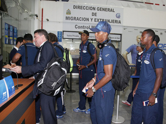 Selección de Honduras ya está en Panamá
