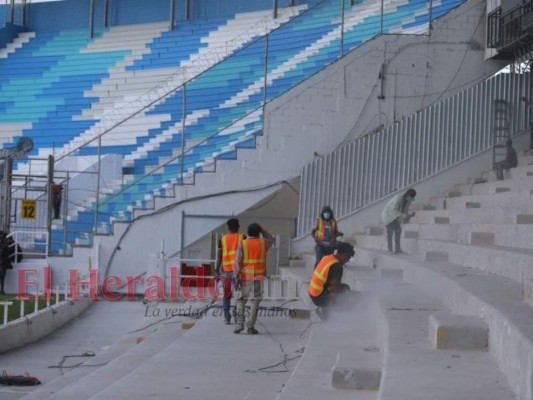 Dan últimos retoques al Estadio Nacional para toma de posesión (FOTOS)