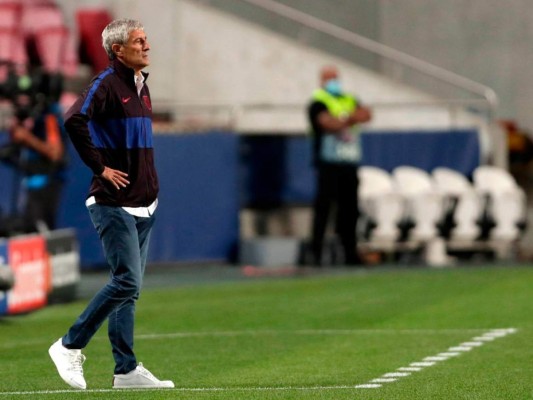 Los desencajados rostros de los jugadores del Barça tras el humillante 8-2 ante el Bayern