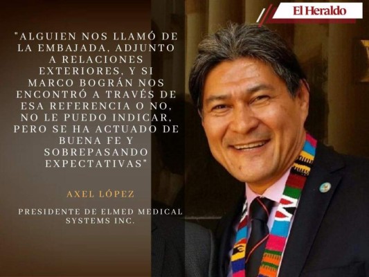 'No hay falsificación': así se defiende Axel López de cuestionada compra de hospitales móviles