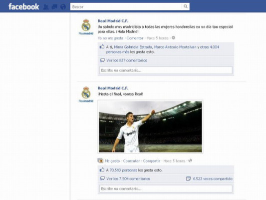 Real Madrid felicita a hondureñas en su día