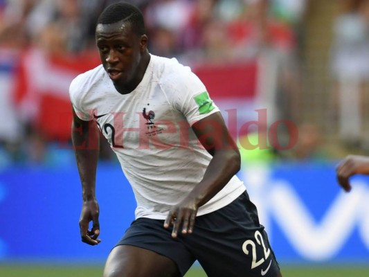 El lesionado Benjamin Mendy no participó en el entrenamiento de Francia