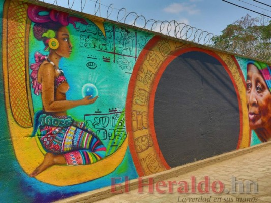 Una de las obras que se ubica cerca del puente de Cantarranas. Foto David Romero / EL HERALDO