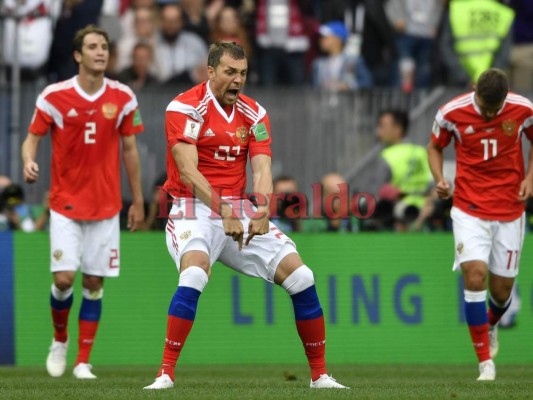 Goleada de Rusia contra Arabia Saudita de 5-0 en la apertura del Mundial