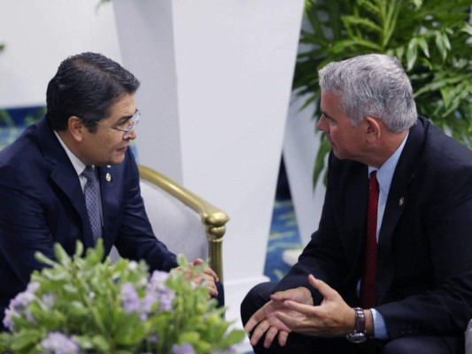 Las imágenes que dejó la visita del presidente Juan Orlando Hernández a Panamá