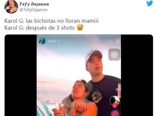 Los memes de Karol G por sus vacaciones en México