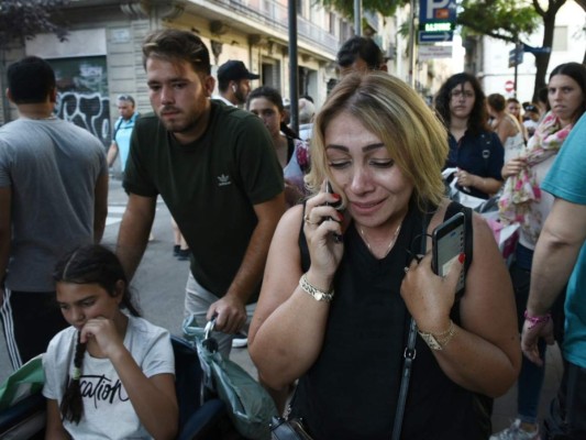 El ataque terrorista de Barcelona en imágenes