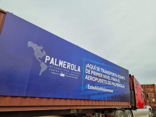 Llega al país logística de última tecnología para equipar el aeropuerto de Palmerola