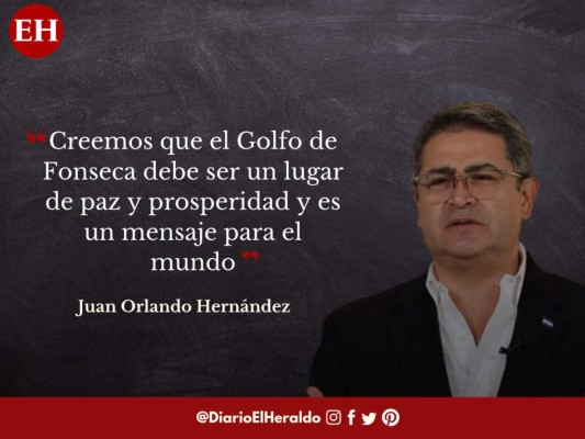 Frases de JOH después de firmar un tratado integracionista con Nicaragua