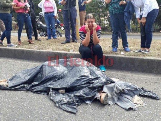 Camión cisterna atropella y mata a peatón en el anillo periférico de la capital de Honduras