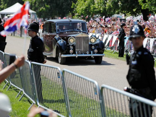 Así fue la llegada de Meghan Markle a su boda con el príncipe Harry