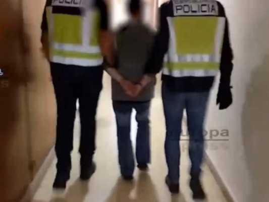 VÍDEO: Así capturaron a César Román, el español señalado de desmembrar a una hondureña