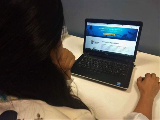 A paro virtual por falta de pago docentes de la Facultad de Humanidades y Artes de la UNAH