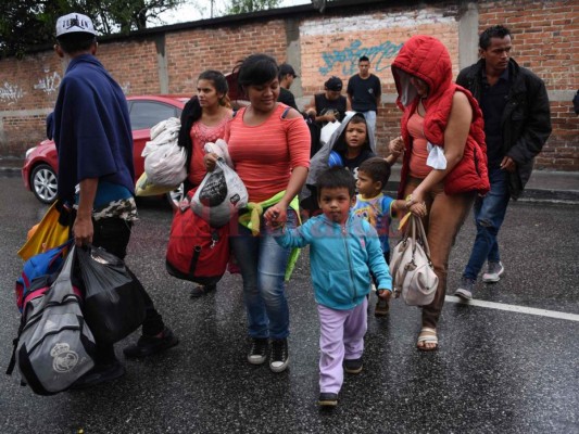 Niños de la caravana migrante, los inocentes rostros de quienes sobrellevan la ardua travesía hacia Estados Unidos