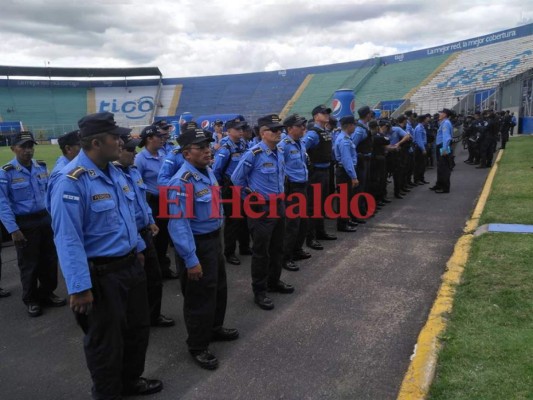Mil elementos de seguridad para el Motagua-Olimpia