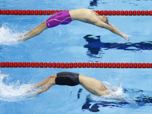 '¡Sun Yang, mea violeta!', acusa el francés Lacourt