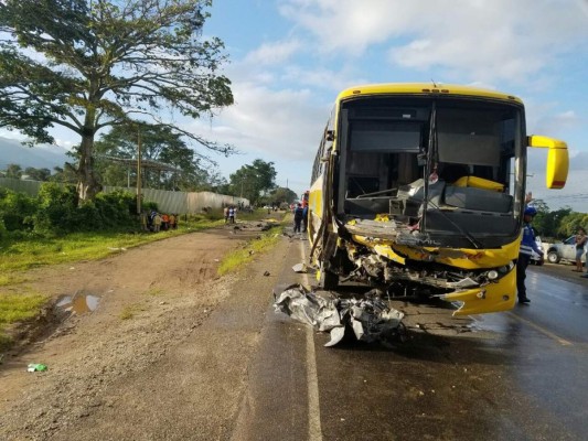 FOTOS: Las tristes imágenes del fatal accidente en El Progreso, Yoro