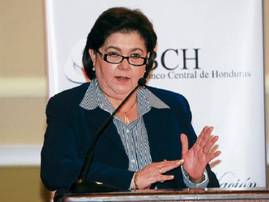 Presidenta del BCH dice que ritmo de devaluación no es alarmante