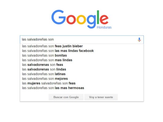 Esto es lo que Google 'sugiere' de los centroamericanos cuando hacés una búsqueda