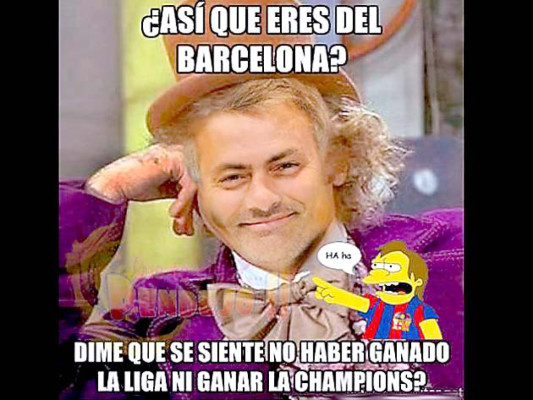 Lluvia de burlas por la eliminación del Barcelona