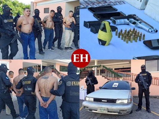 Así fue la captura de dos cabecillas de la Pandilla 18 y su mano derecha (Fotos)