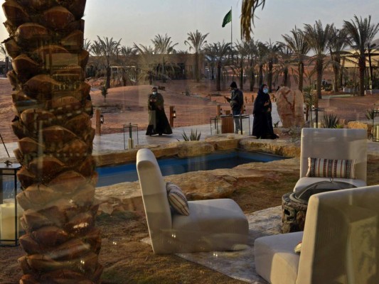 Así es el oasis de lujo para los ricos saudíes en plena pandemia