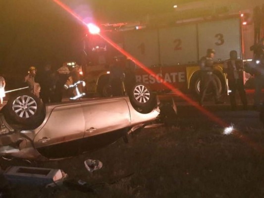 Dos personas murieron tras triple colisión en Comayagua