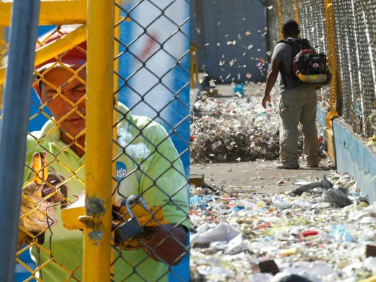 Destrucción y daños en el estadio Morazán tras disturbios en la semifinal Real España vs Marathón