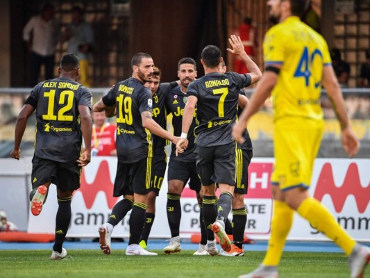Sin goles de Cristiano Ronaldo, Juventus ganó 3-2 ante Chievo Verona