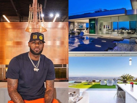 Así es la espectacular mansión de Lebron James en Hollywood Hills