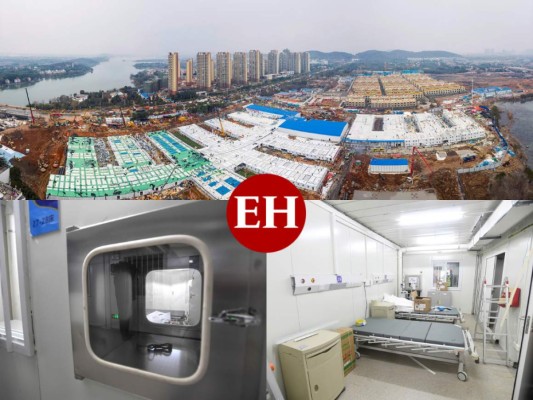 FOTOS: Así quedó el hospital que China construyó en 10 días para recibir pacientes con coronavirus