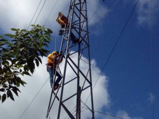 Zonas de Francisco Morazán, Choluteca y Atlántida que no tendrán energía eléctrica el martes 9 de abril