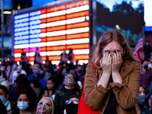 Así amaneció Estados Unidos un día después que conociera a su nuevo presidente