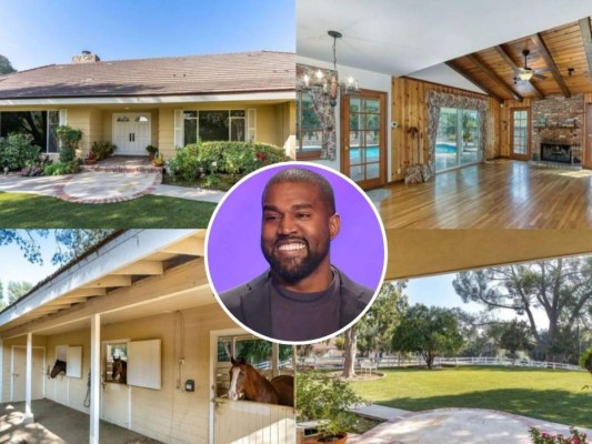 Así es la mansión que compró Kanye West frente a la casa de Kim Kardashian