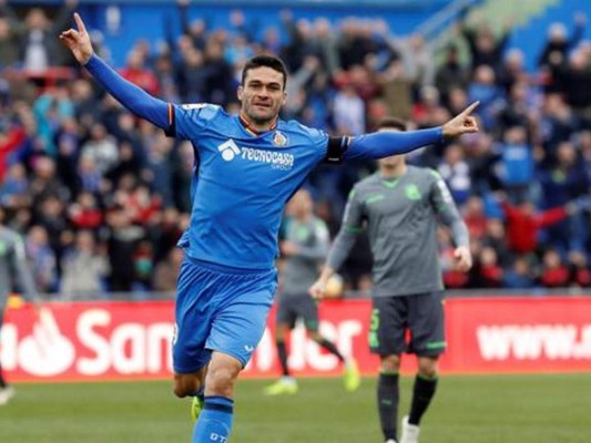 El Getafe gana 1-0 a la Real Sociedad y se mete en puestos europeos&nbsp;