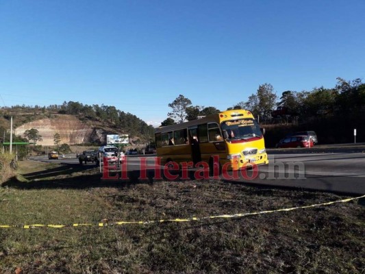 Tiroteo dentro de bus rapidito deja una persona muerta y otra herida en la CA-5